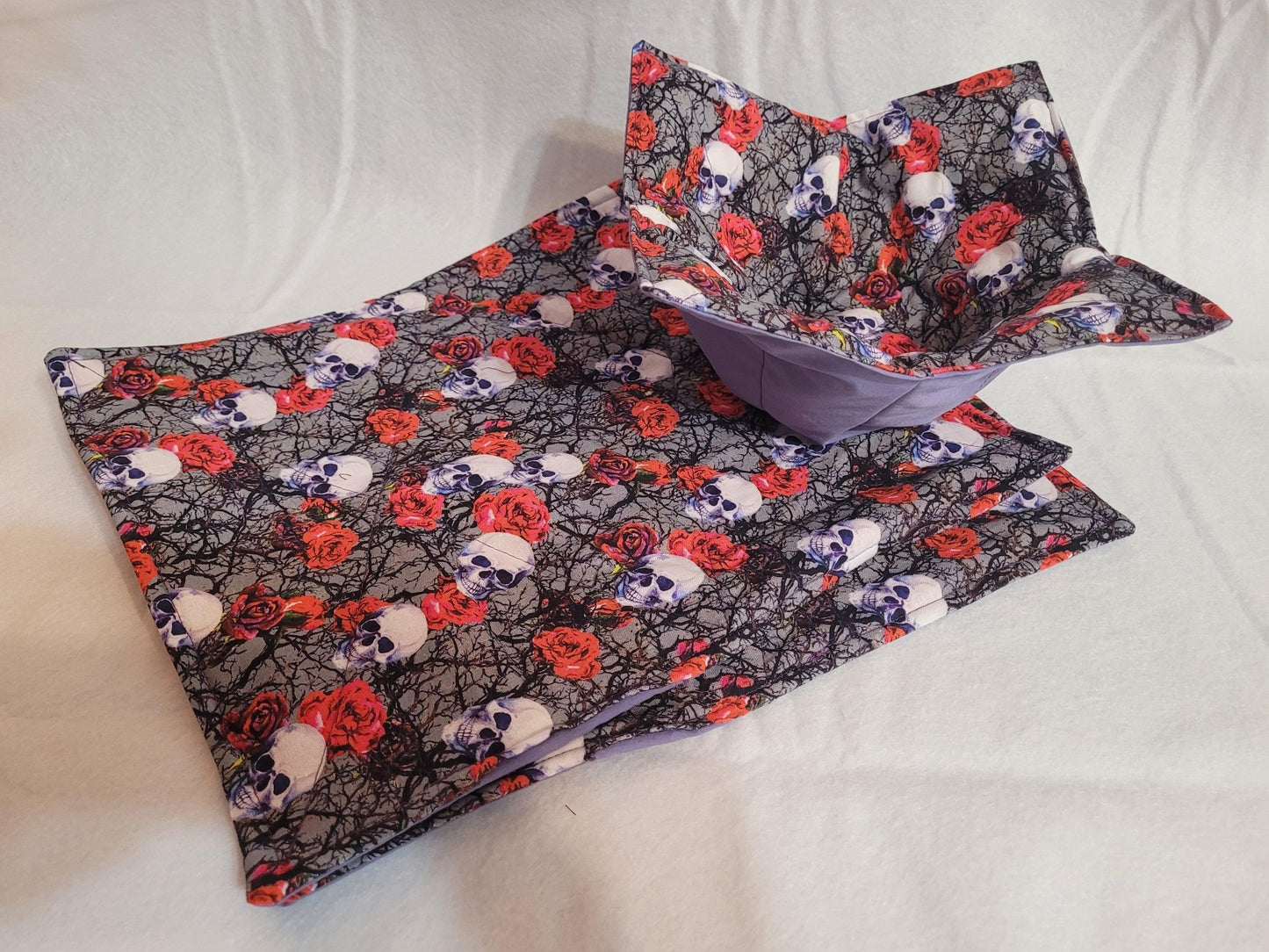 Napperon-sous-plat-roses